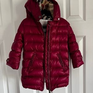 Girl 3Y/3T Burberry Trench Coat (Zipper Repair Needed)